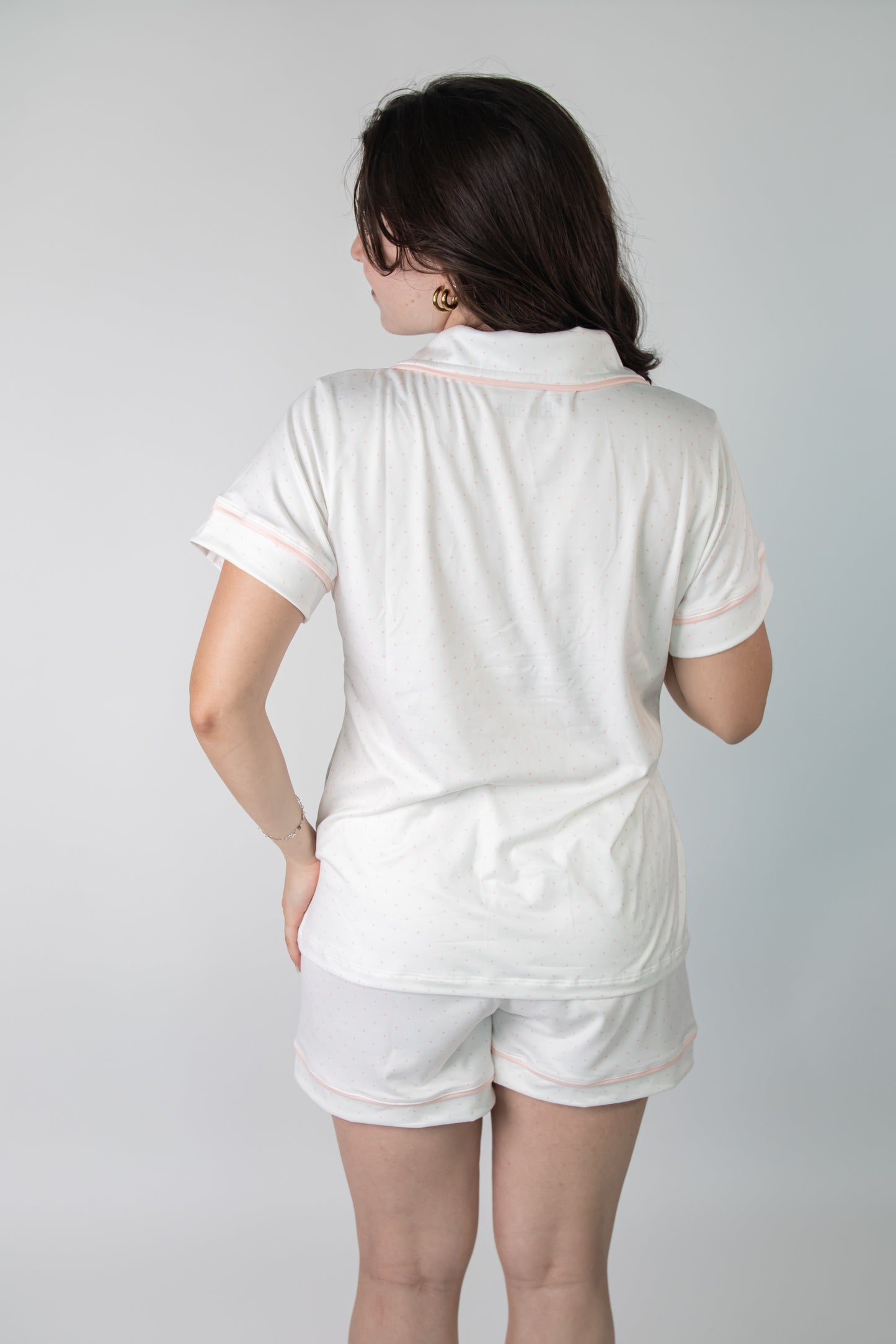 Polka Dot/Camisa short