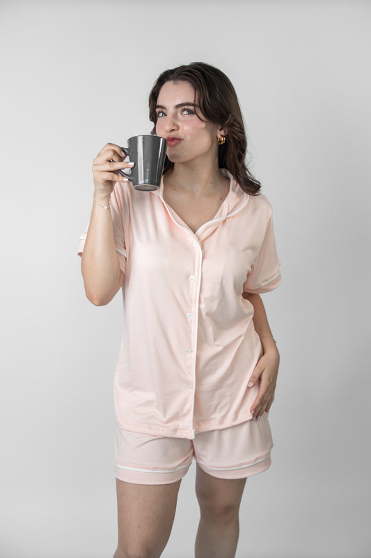 Rosalía/Camisa botones Short