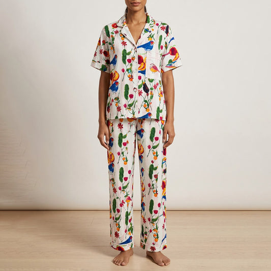Pink Orchard - Botones Pantalon